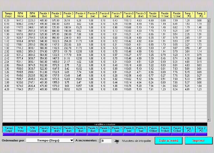 Imagen de un software realizado