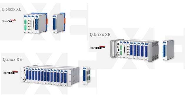 Mostrando los porudctos Q.bloxx XE, Q.brixx XE, Q.raxx XE de EtherCAT